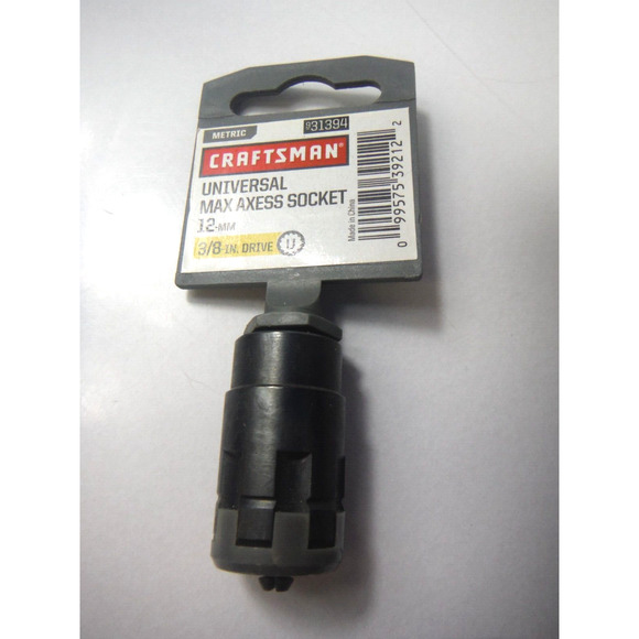 CRAFTSMAN Socket Universal Max Axess 3/8" Drive 12-mm PassThrough 31394 - Picture 1 of 1